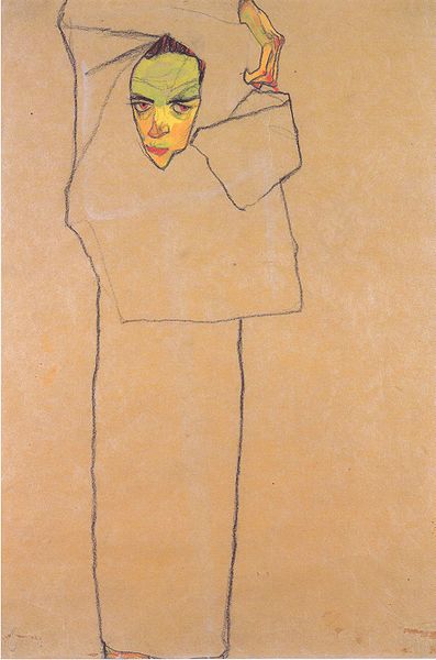 Egon Schiele4. Autoportrait 1910