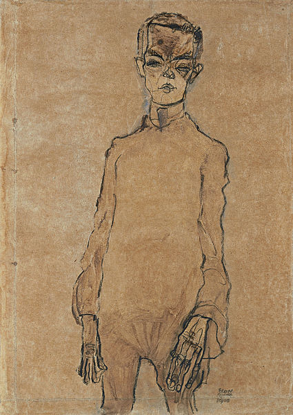 Egon Schiele5. Autoportrait 1910