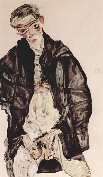 Egon Schiele5. Autoportrait 1911