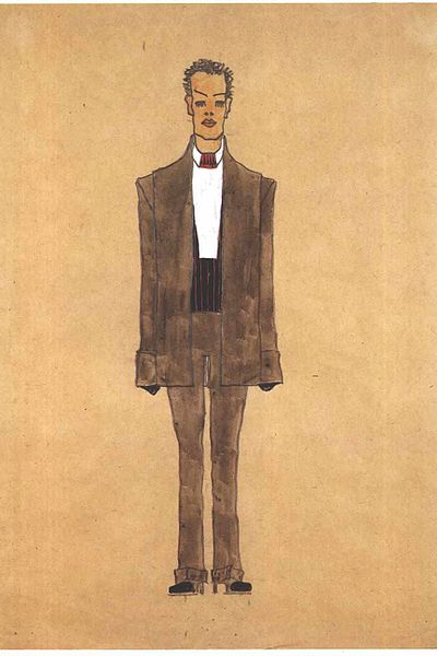 Egon Schiele5. Autoportrait