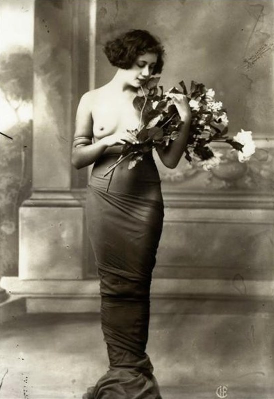 C.I.F (Mexican, 19th-20th Century). Desnudo Flores 1912. Via liveauctioneers