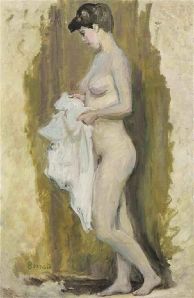 Pierre Bonnard. Nu debout à la serviette 1905