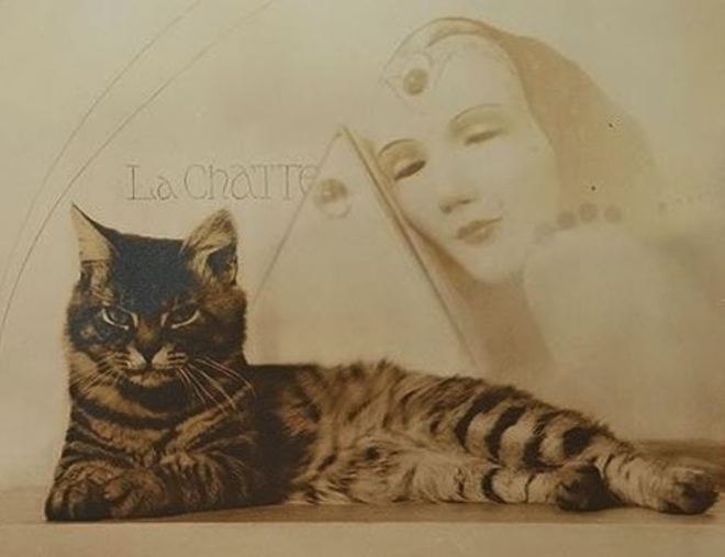 William Mortensen. La chatte 1935. Via artnet