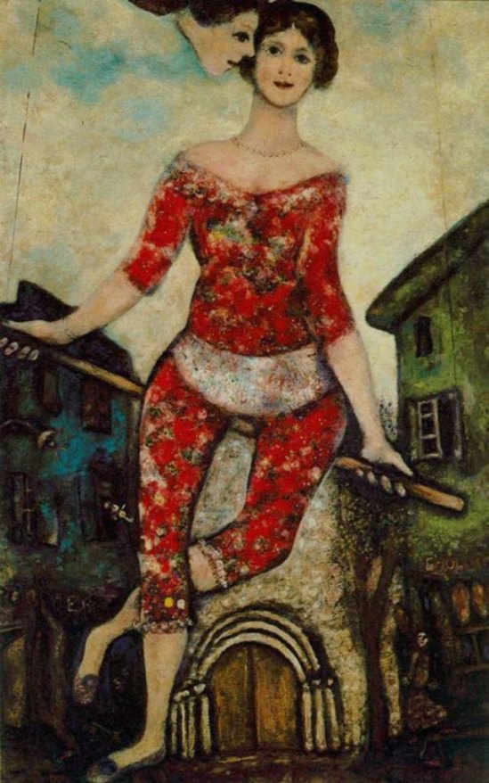 Marc Chagall. The acrobat 1930