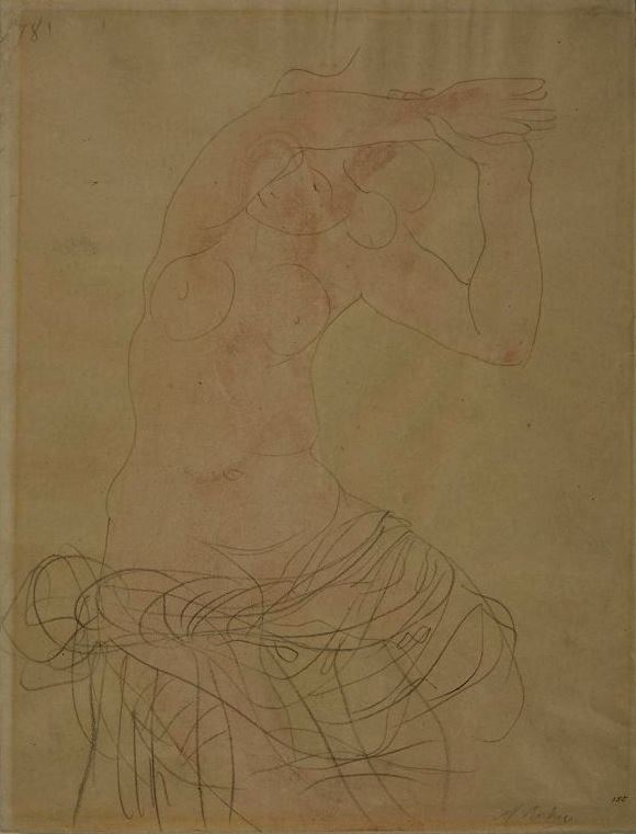 auguste-rodin-seated-female-nude-with-arms-raised