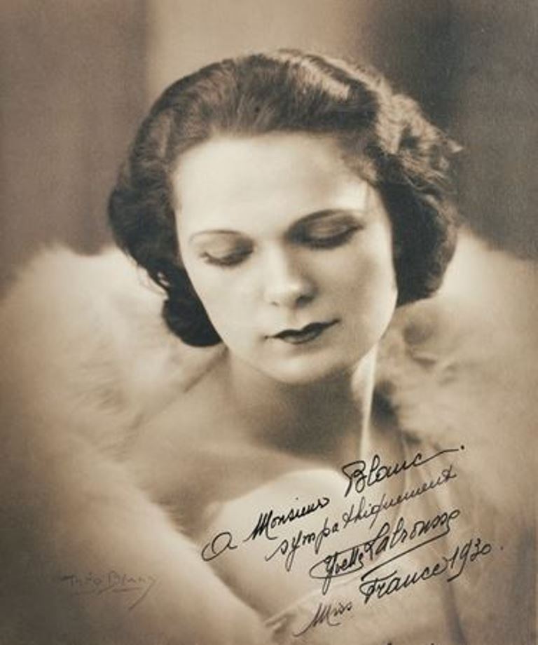 Blanc &amp; Demilly. Yvette Labrousse, Miss France 1930. Via artnet